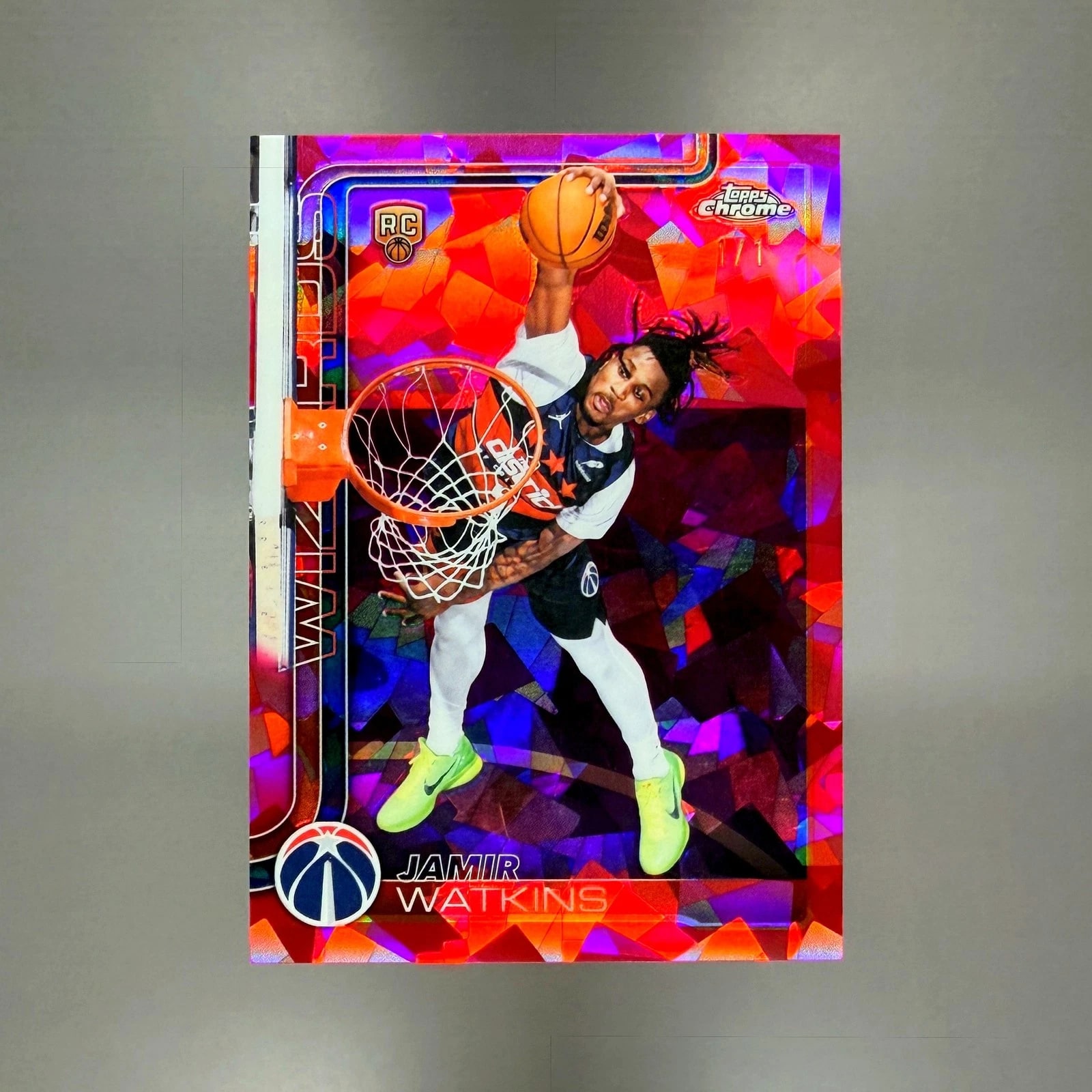 Jamir Watkins Padparadscha Sapphire serial 1 of 1