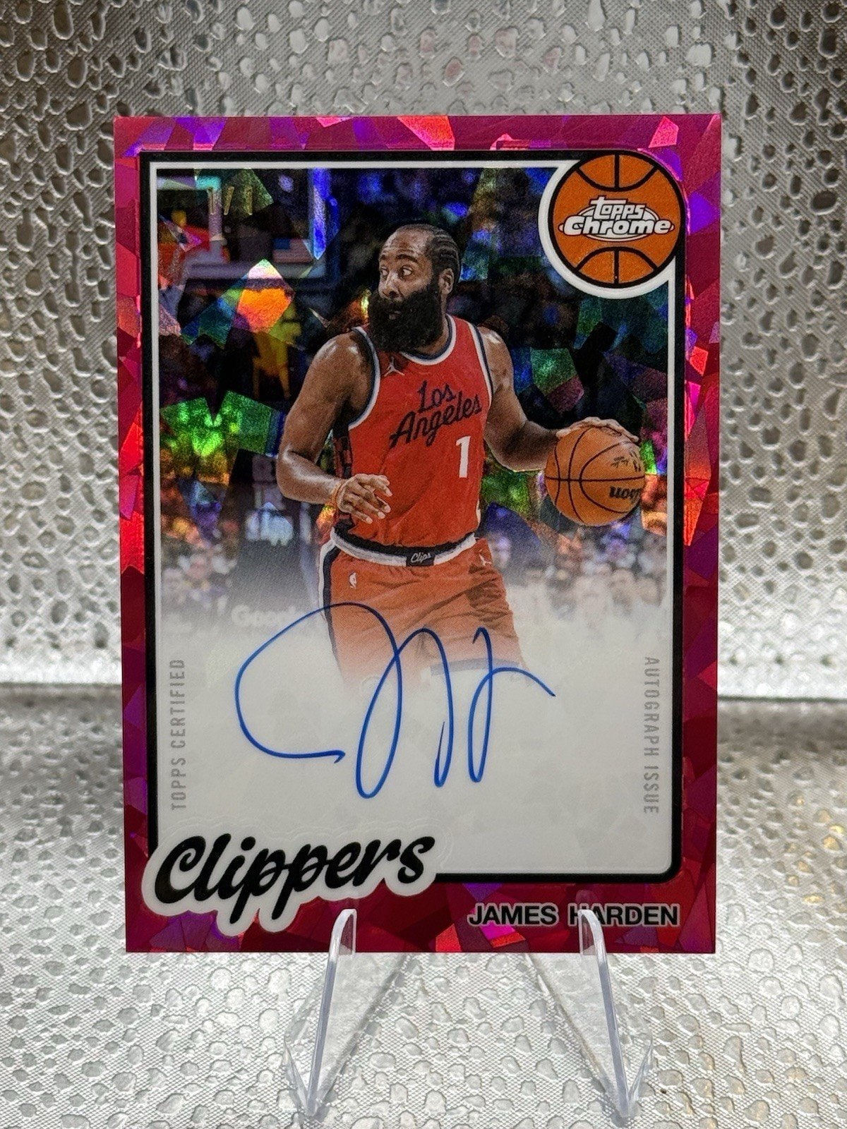 James Harden Padparadscha Sapphire serial 1 of 1