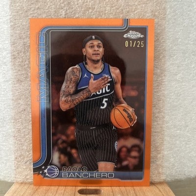 Paolo Banchero Orange serial 1 of 25