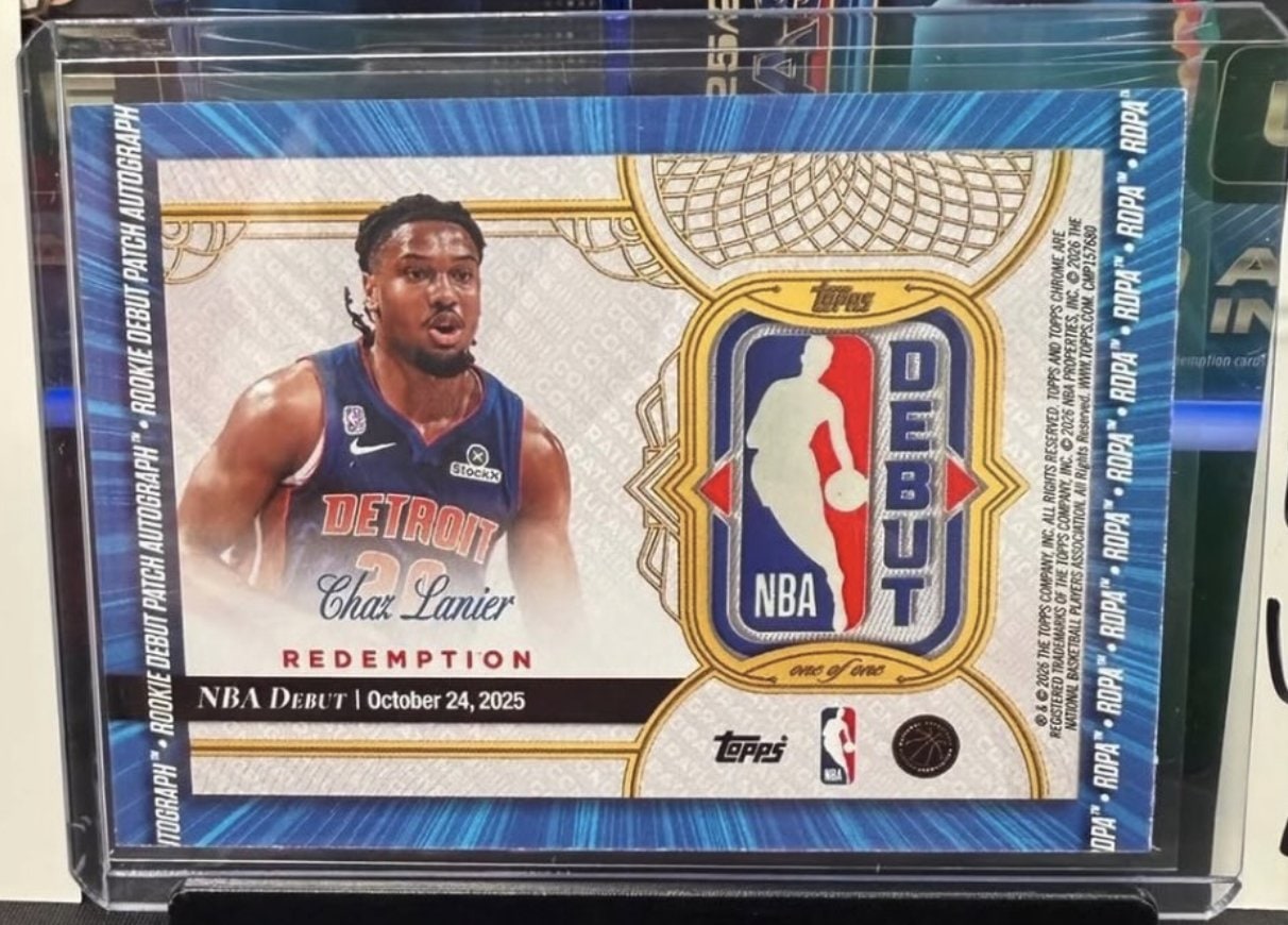 Chaz Lanier Base serial 1 of 1
