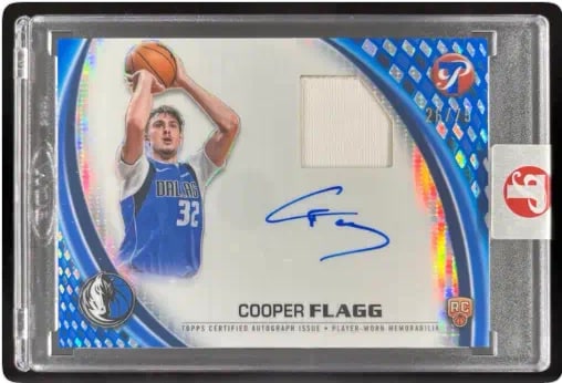 Cooper Flagg Pristine Blue serial 26 of 75