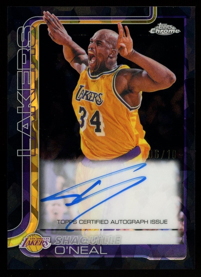 Shaquille O'Neal Black Sapphire serial 6 of 10