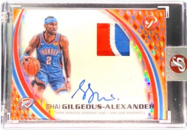 Shai Gilgeous-Alexander Pristine Orange serial 12 of 25