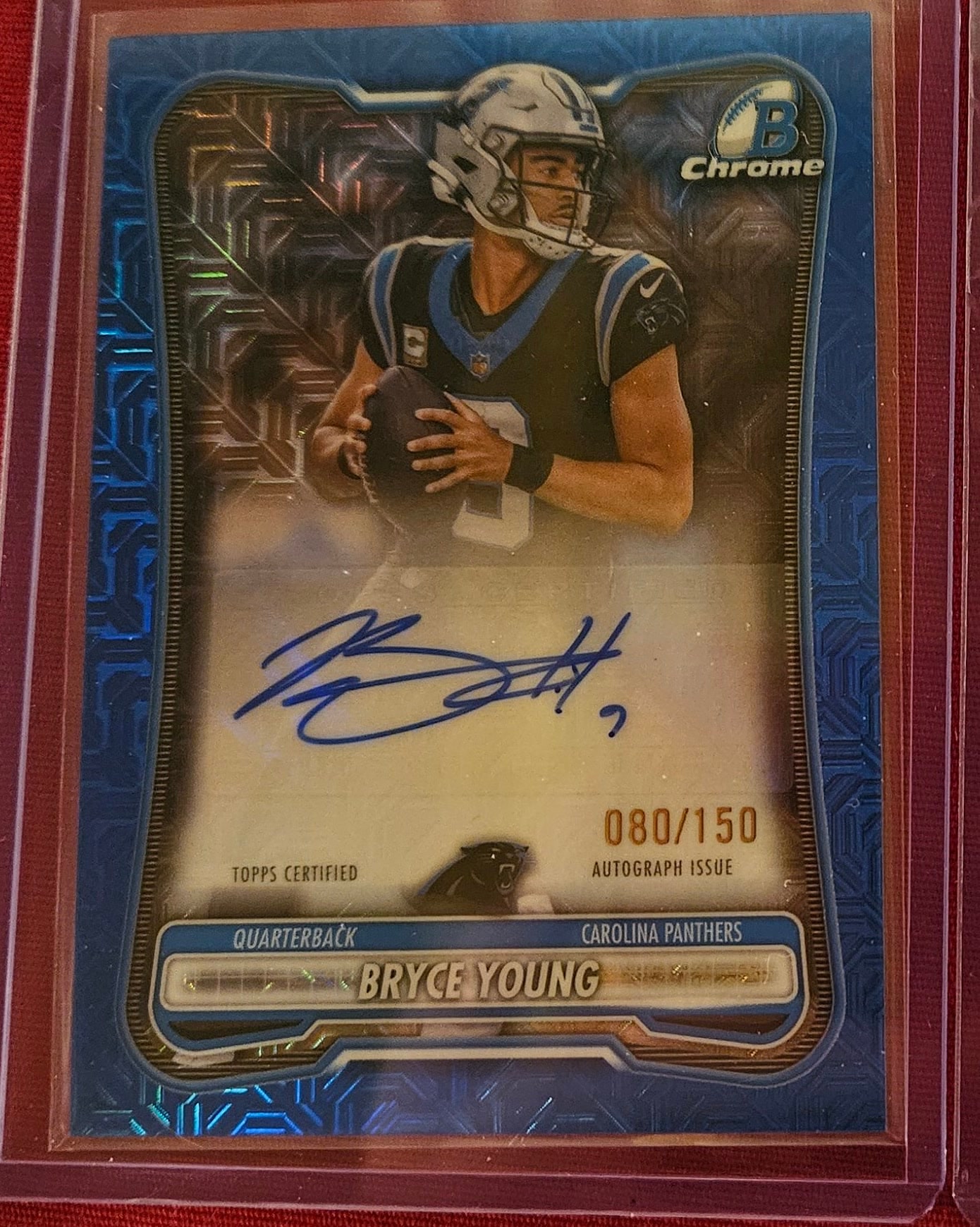 Bryce Young Blue Mojo serial 80 of 150