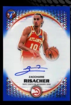 Zaccharie Risacher Pristine Blue serial 9 of 75