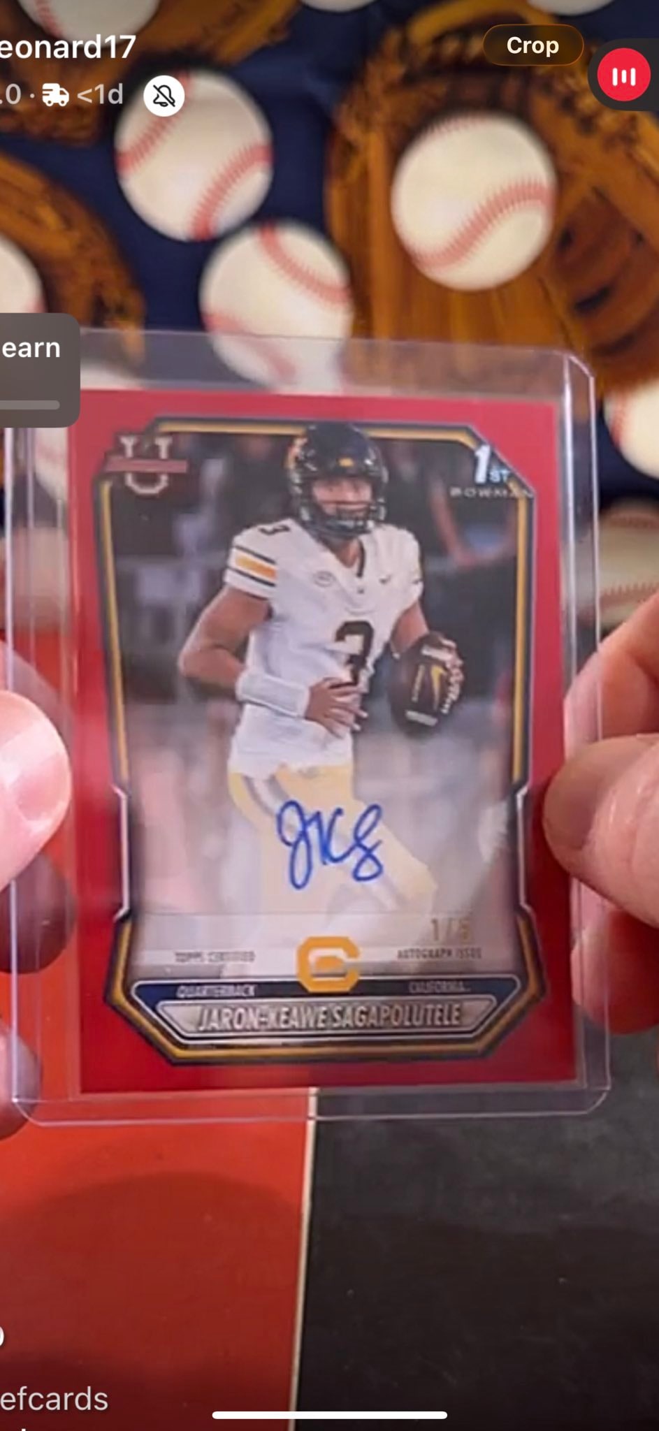 Jaron-Keawe Sagapolutele Red serial 1 of 5