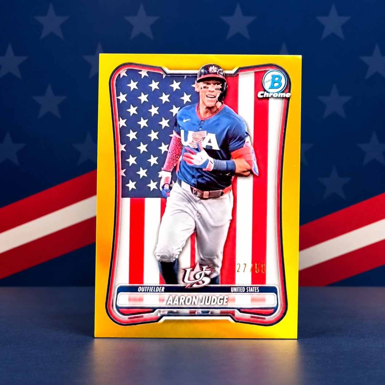 Aaron Judge Gold serial 27 of 50