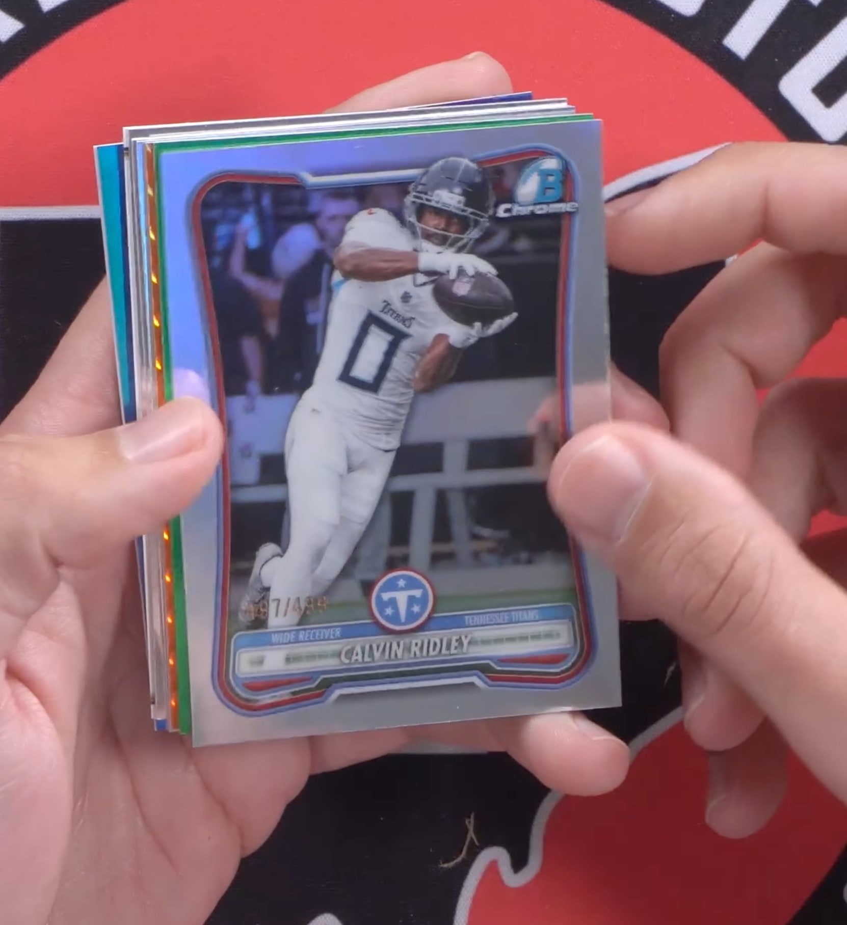 Calvin Ridley Refractor serial 67 of 499