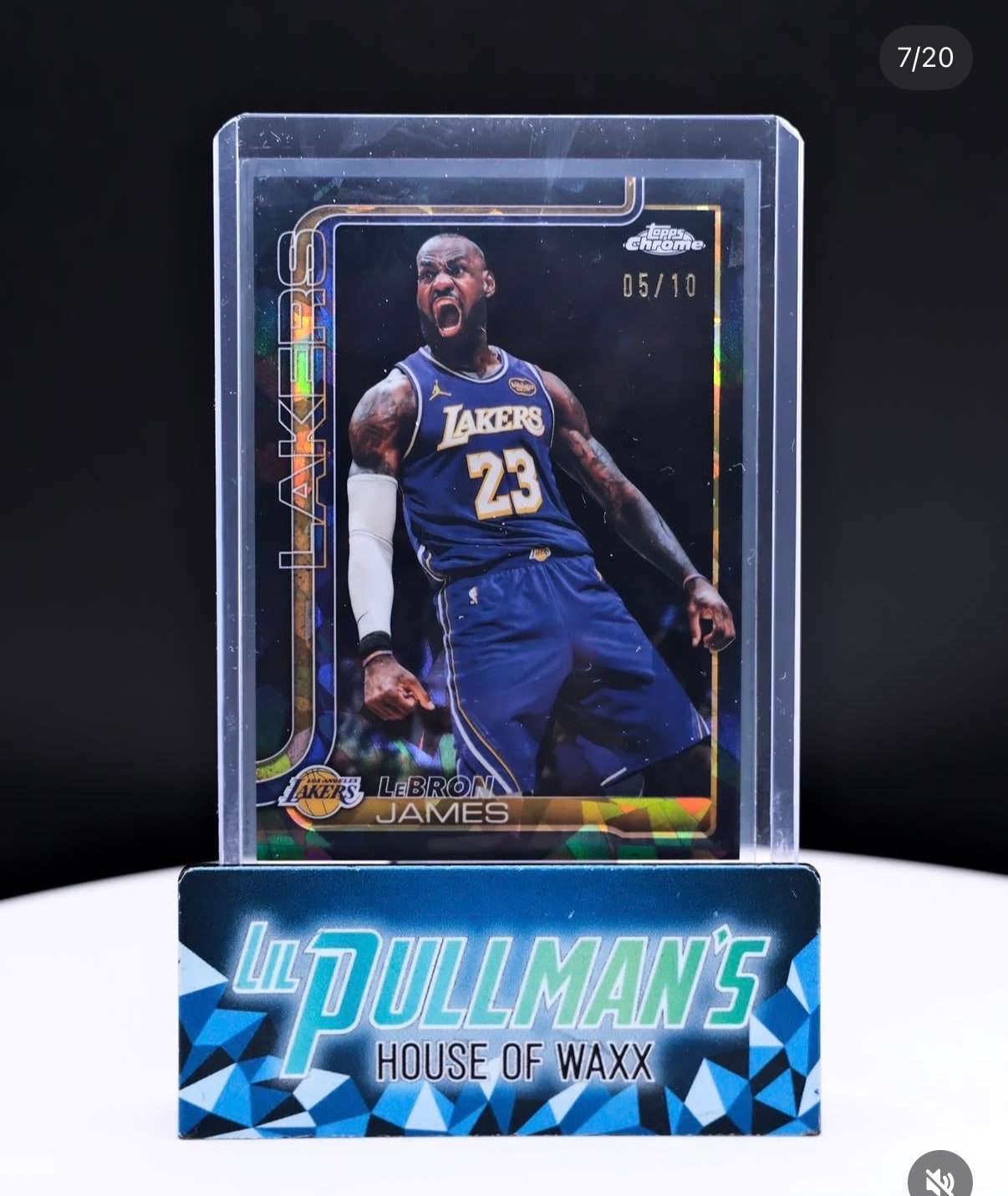 LeBron James Black Sapphire serial 5 of 10