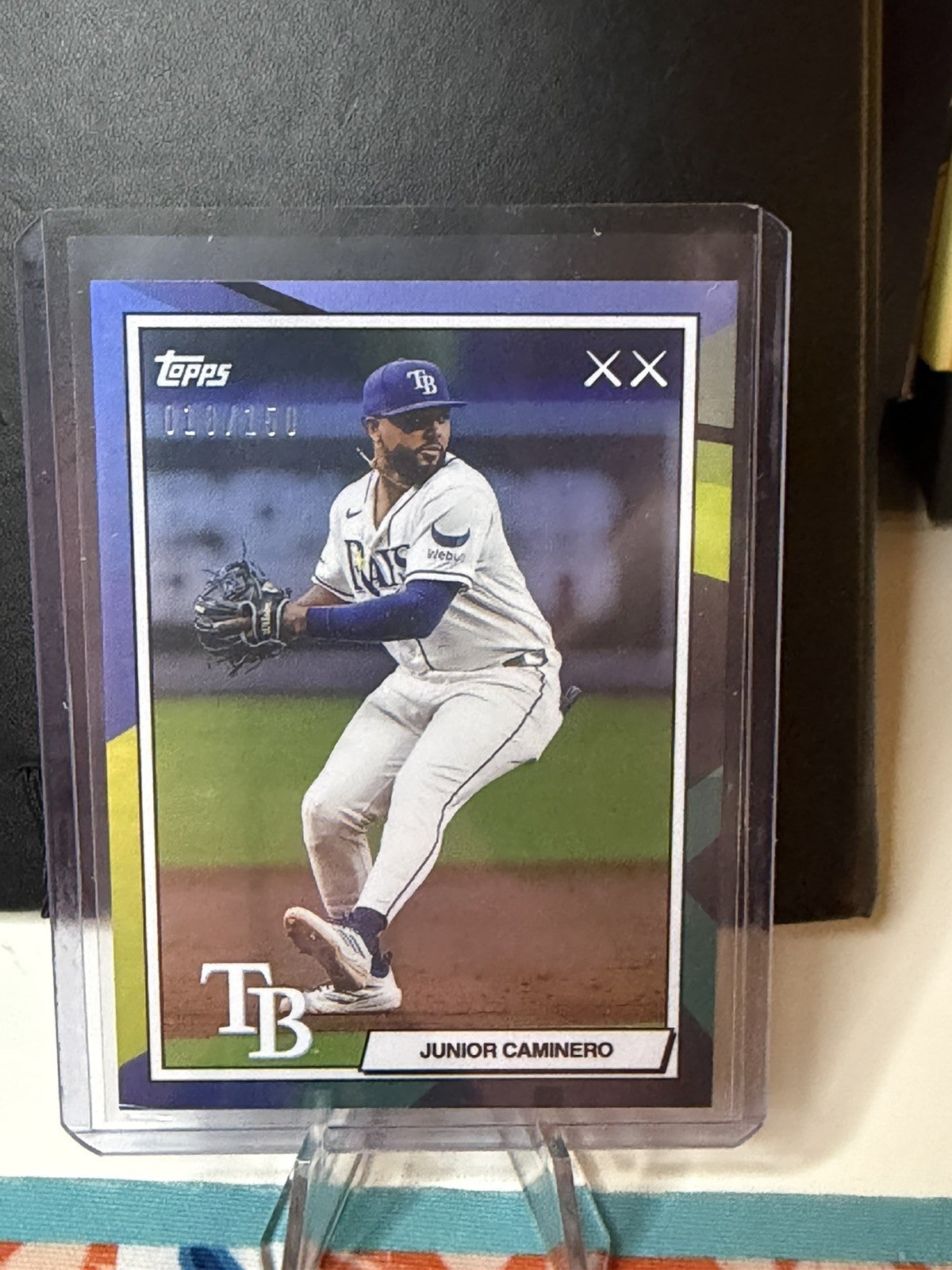 Junior Caminero Blue serial 10 of 150