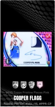 Cooper Flagg Pristine Pink serial 4 of 15