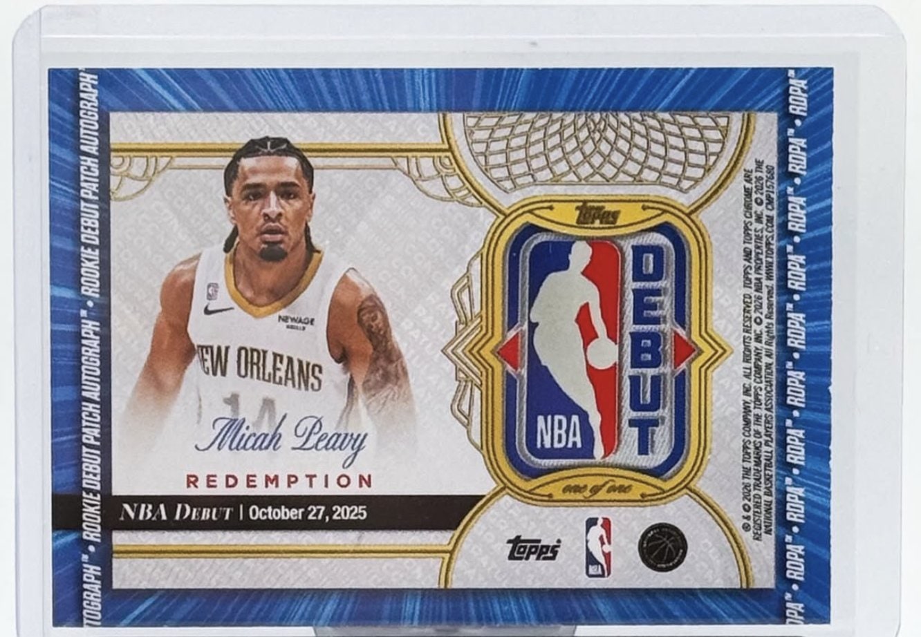 Micah Peavy Base serial 1 of 1