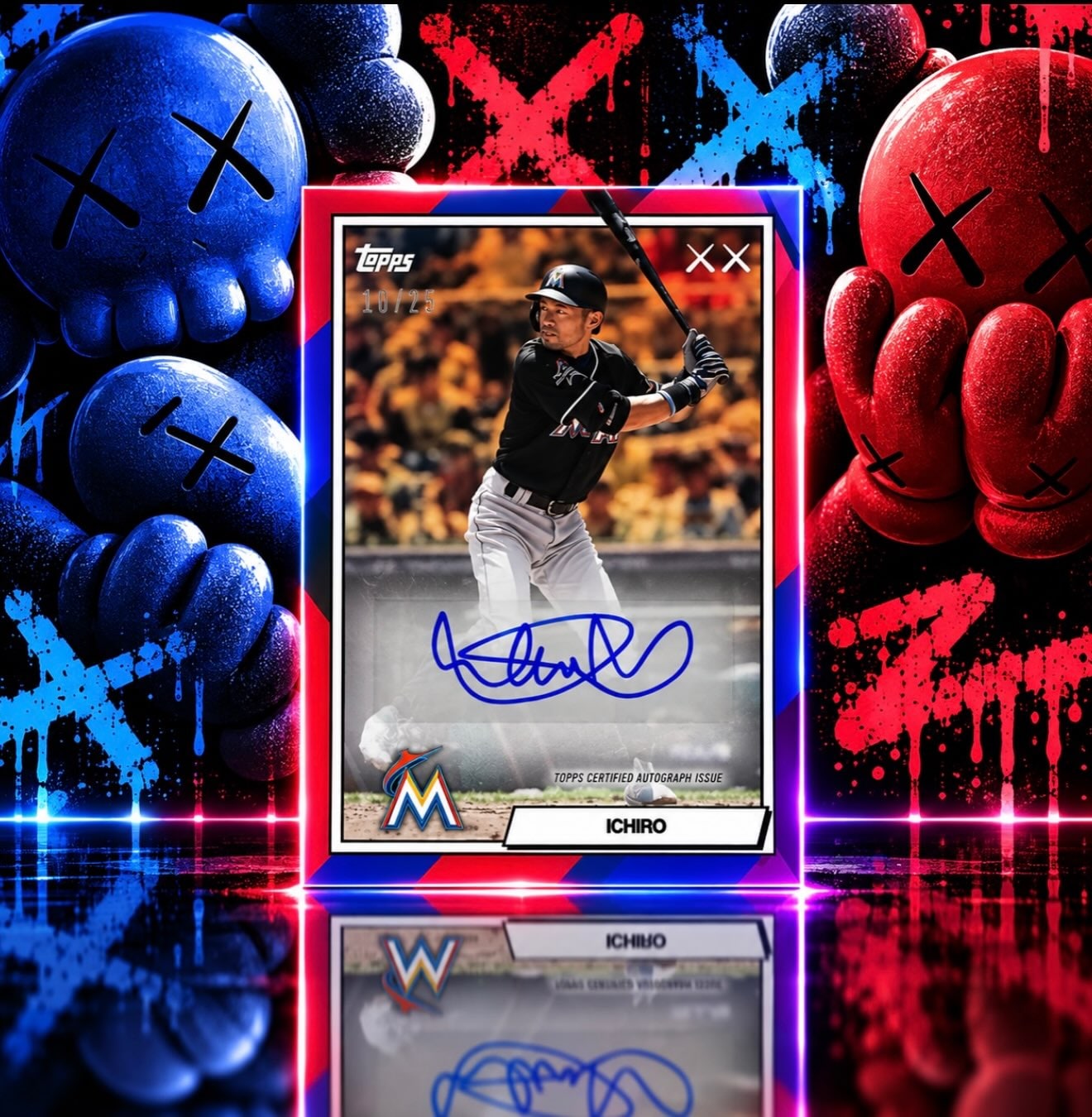 Ichiro Orange serial 10 of 25