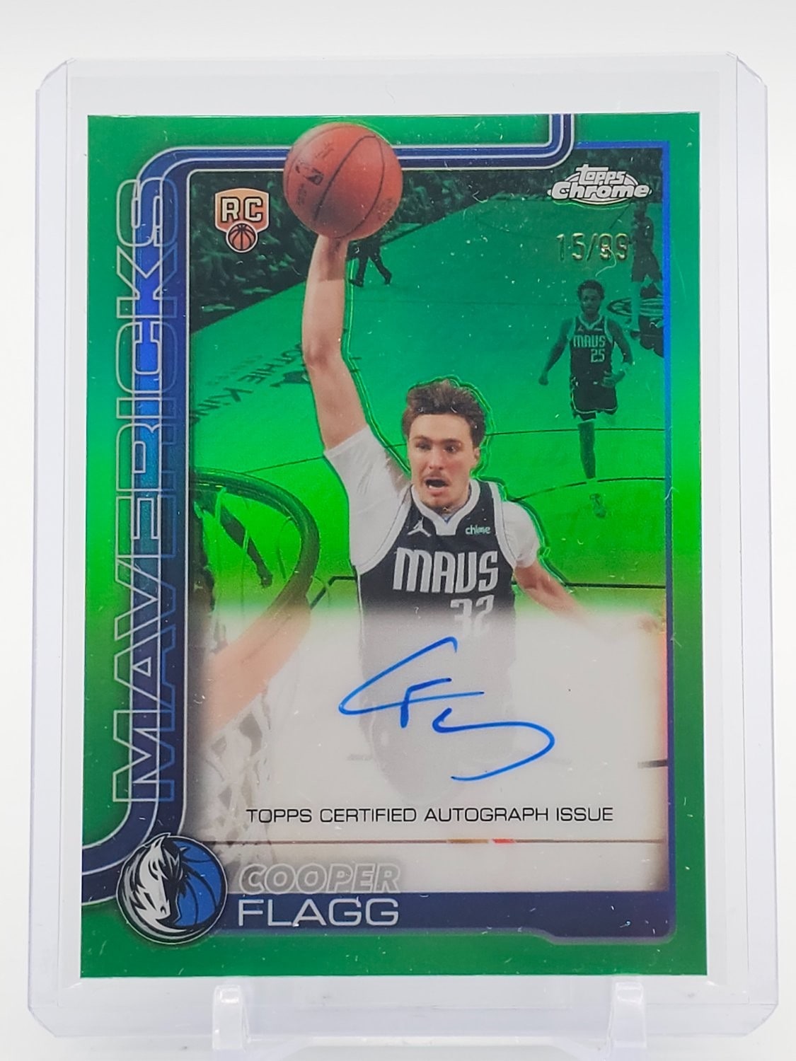 Cooper Flagg Green serial 15 of 99