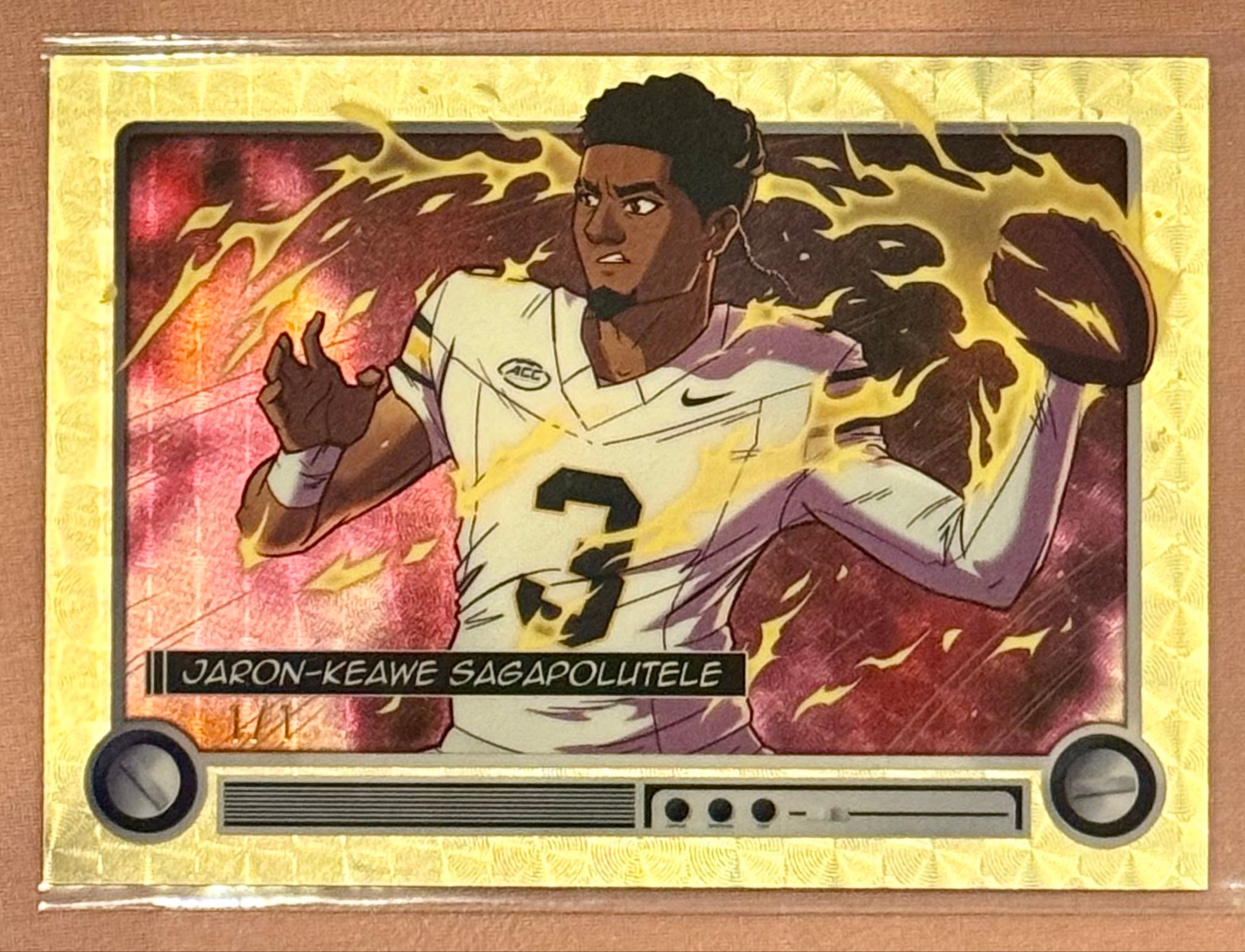 Jaron-Keawe Sagapolutele SuperFractor serial 1 of 1