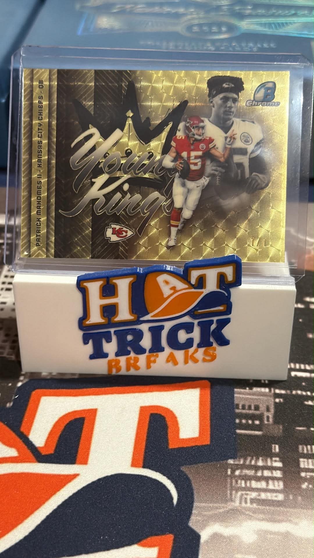 Patrick Mahomes II SuperFractor serial 1 of 1