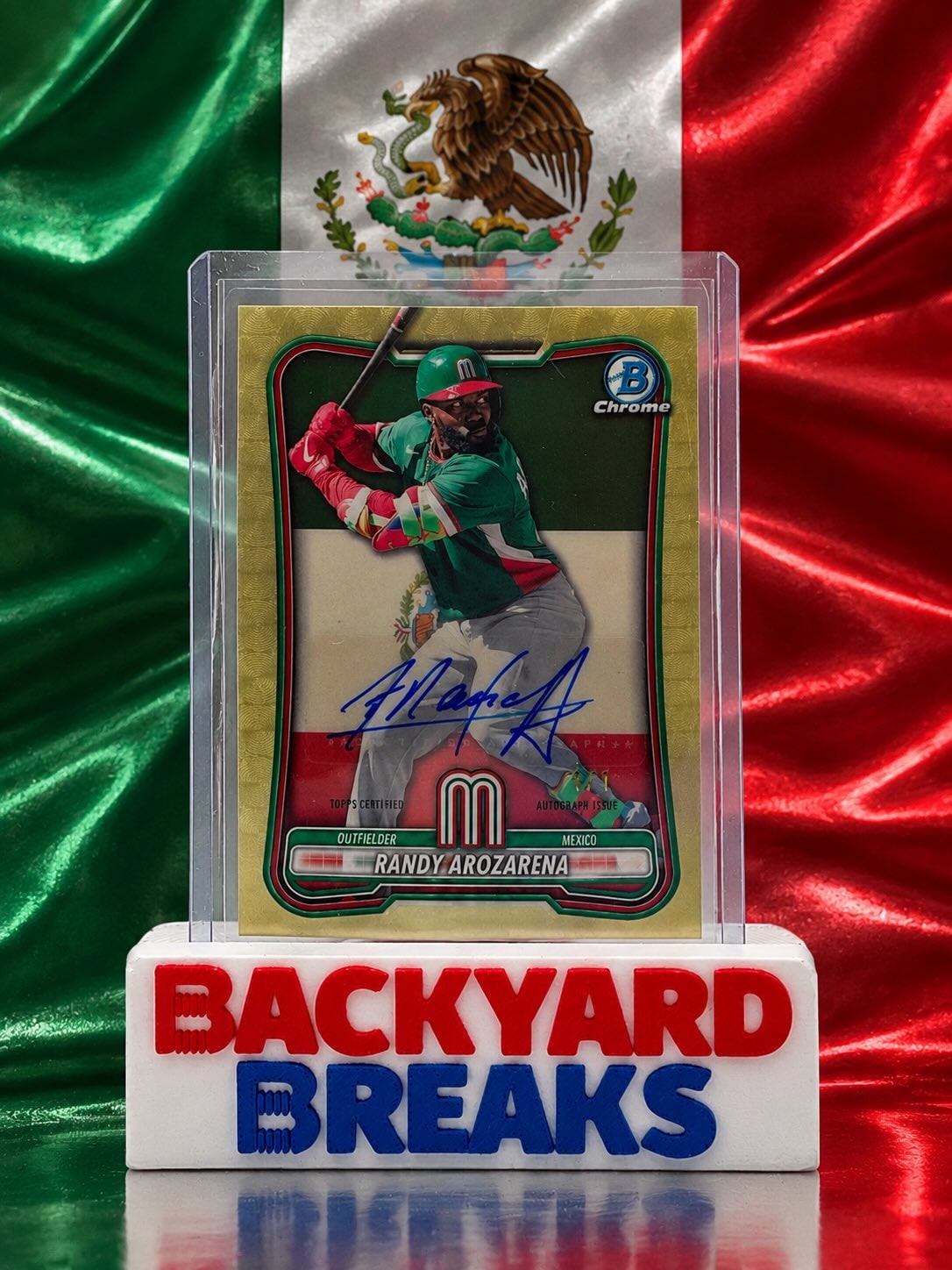 Randy Arozarena SuperFractor Autograph serial 1 of 1