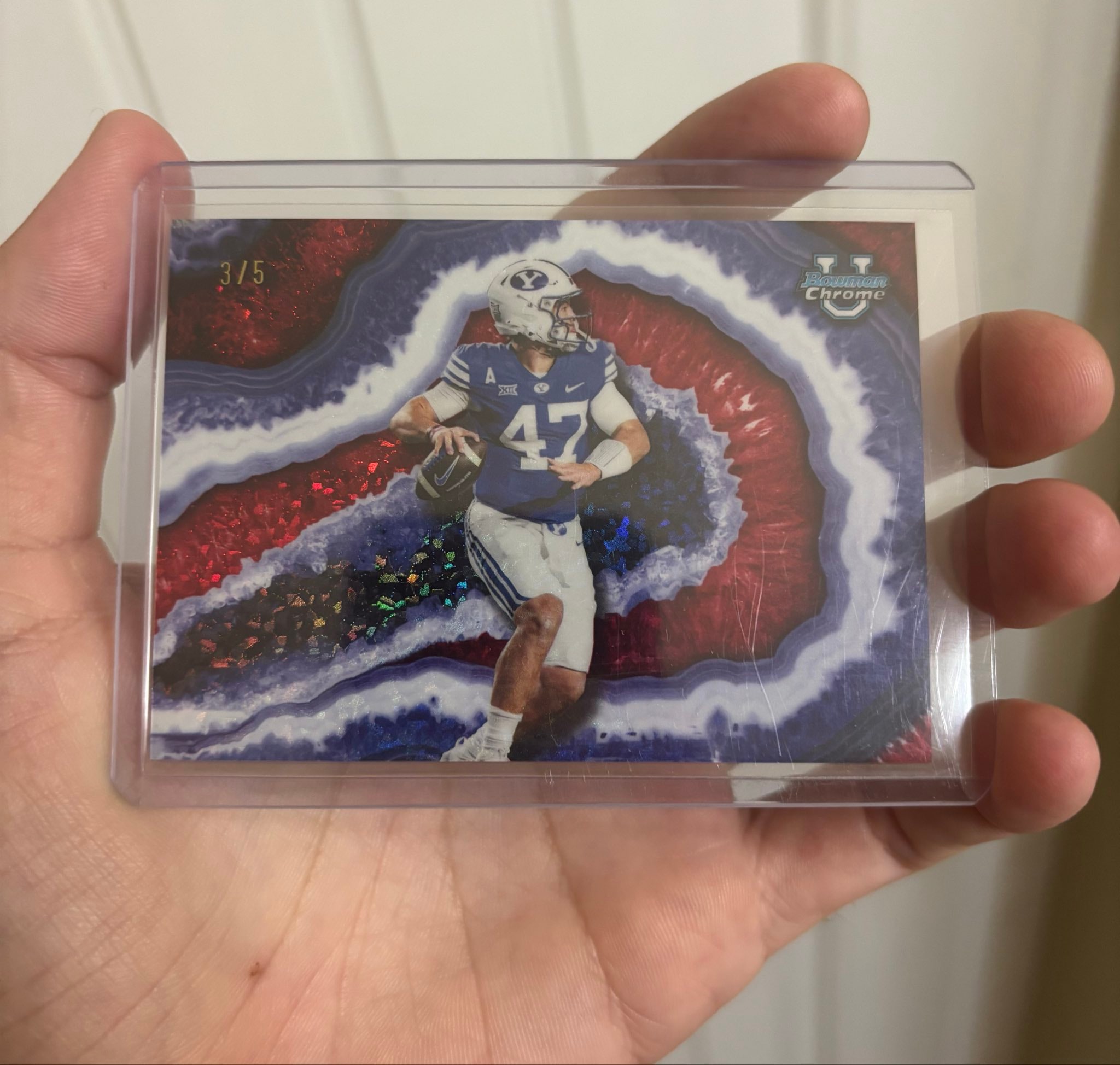 Bear Bachmeier Red Crystal Refractor serial 3 of 5