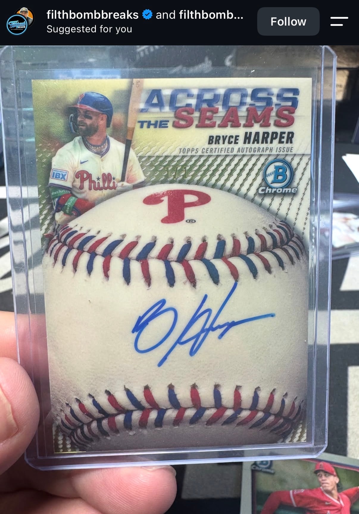 Bryce Harper SuperFractor serial 1 of 1