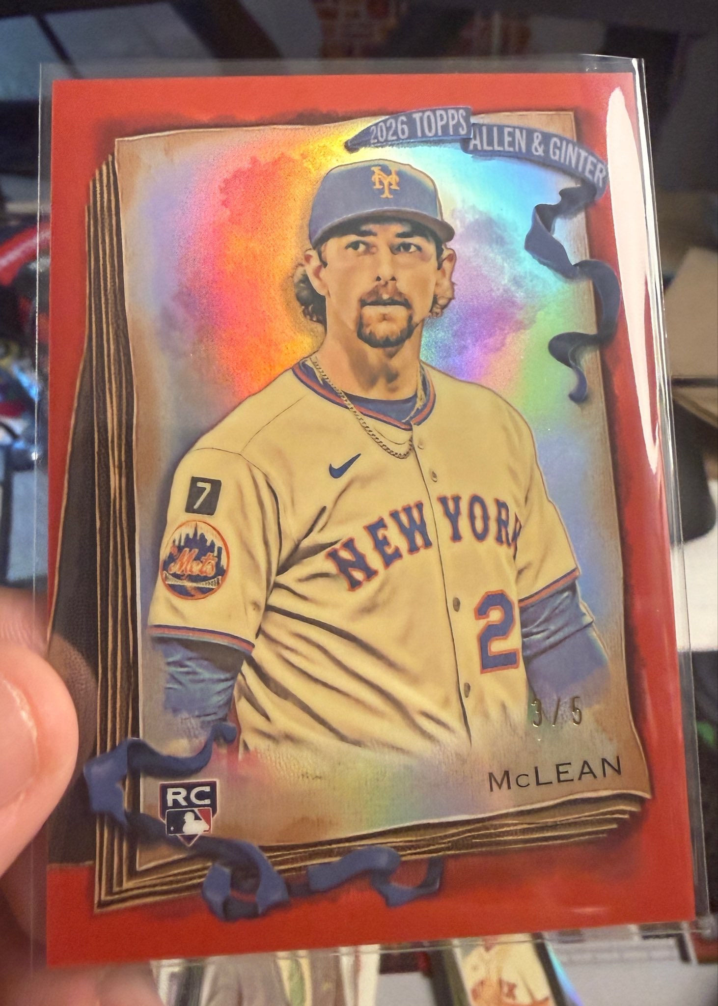 Nolan McLean Red Refractor serial 3 of 5