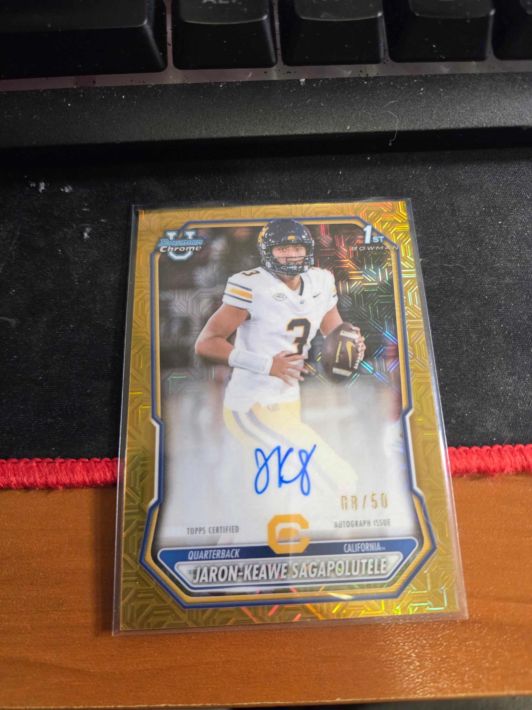 Jaron-Keawe Sagapolutele Gold Mojo serial 8 of 50