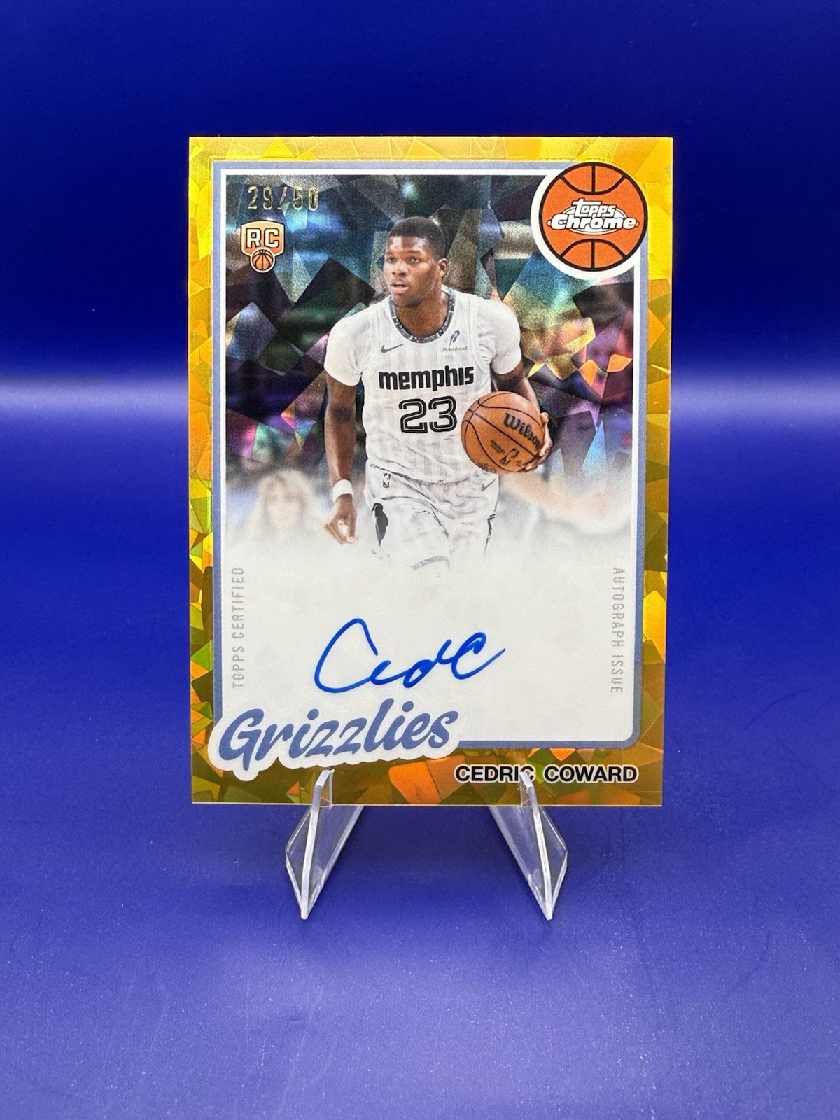 Cedric Coward Gold Sapphire serial 29 of 50
