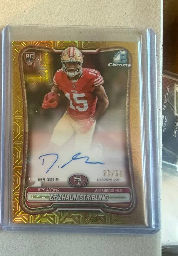 De'Zhaun Stribling Gold Mojo serial 28 of 50