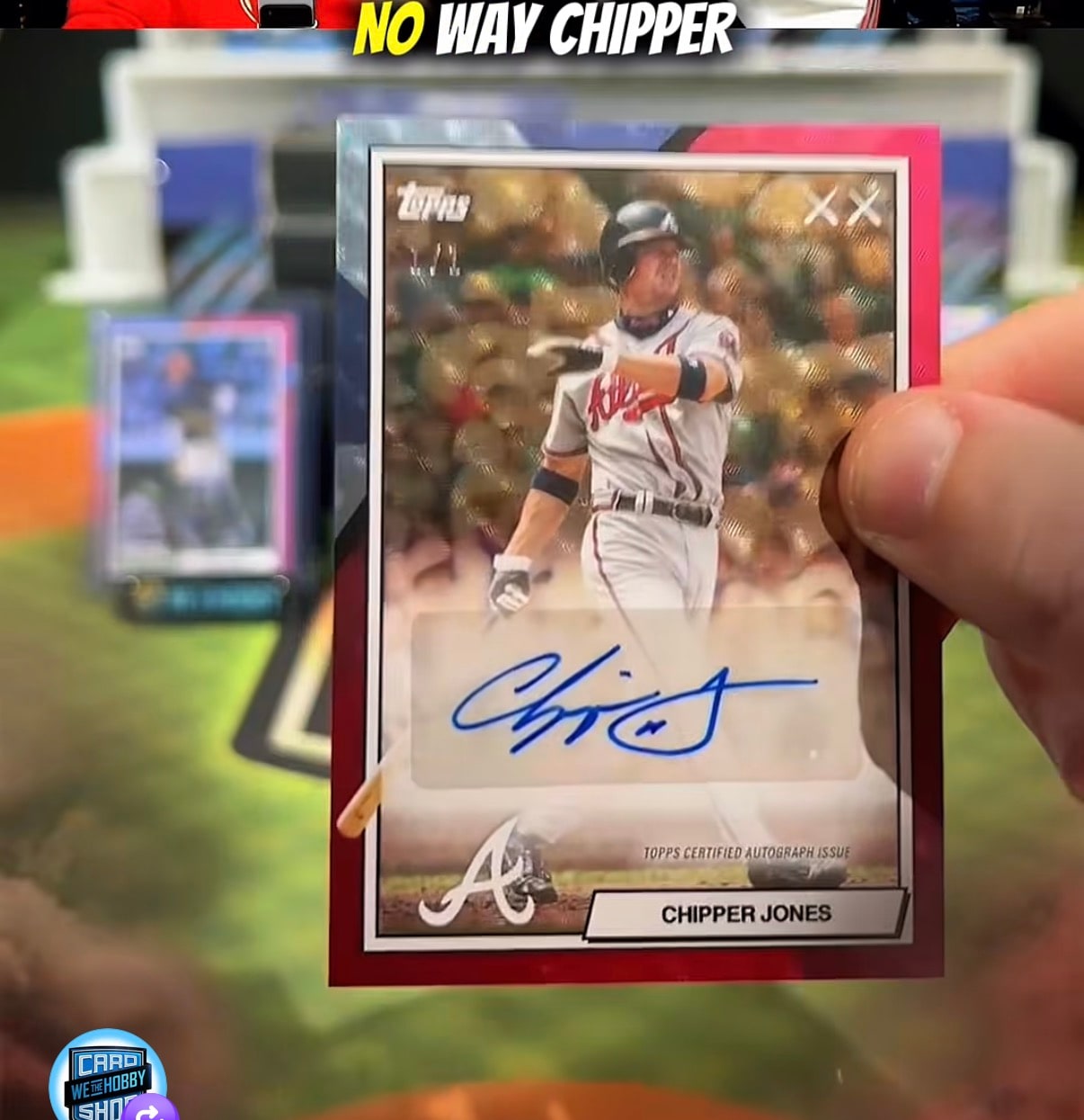 Chipper Jones FoilFractor serial 1 of 1