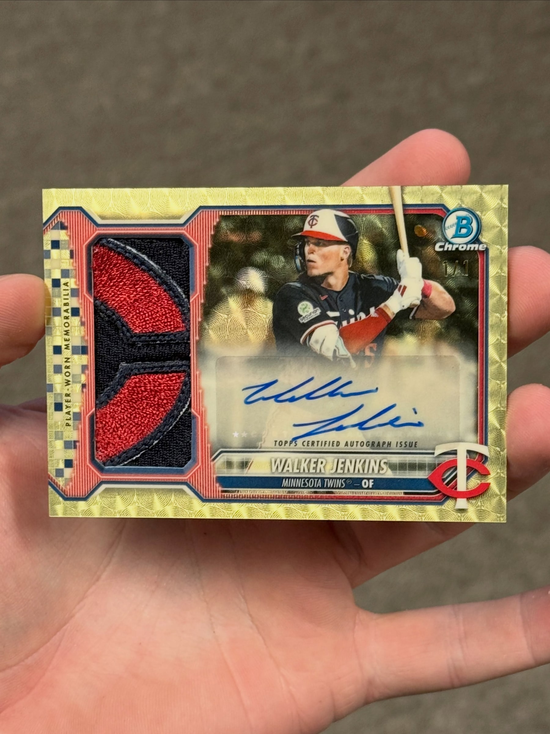 Walker Jenkins SuperFractor serial 1 of 1