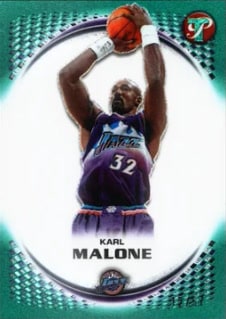 Karl Malone Teal Glitter serial 12 of 57