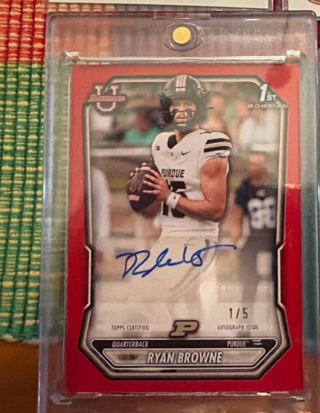 Ryan Browne Red serial 1 of 5
