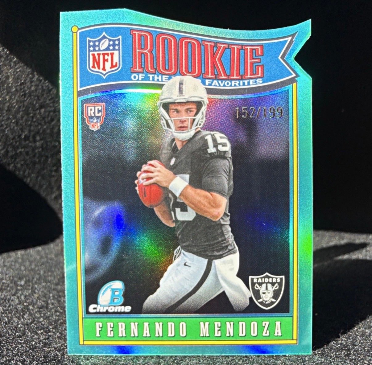 Fernando Mendoza Aqua Refractor serial 152 of 199