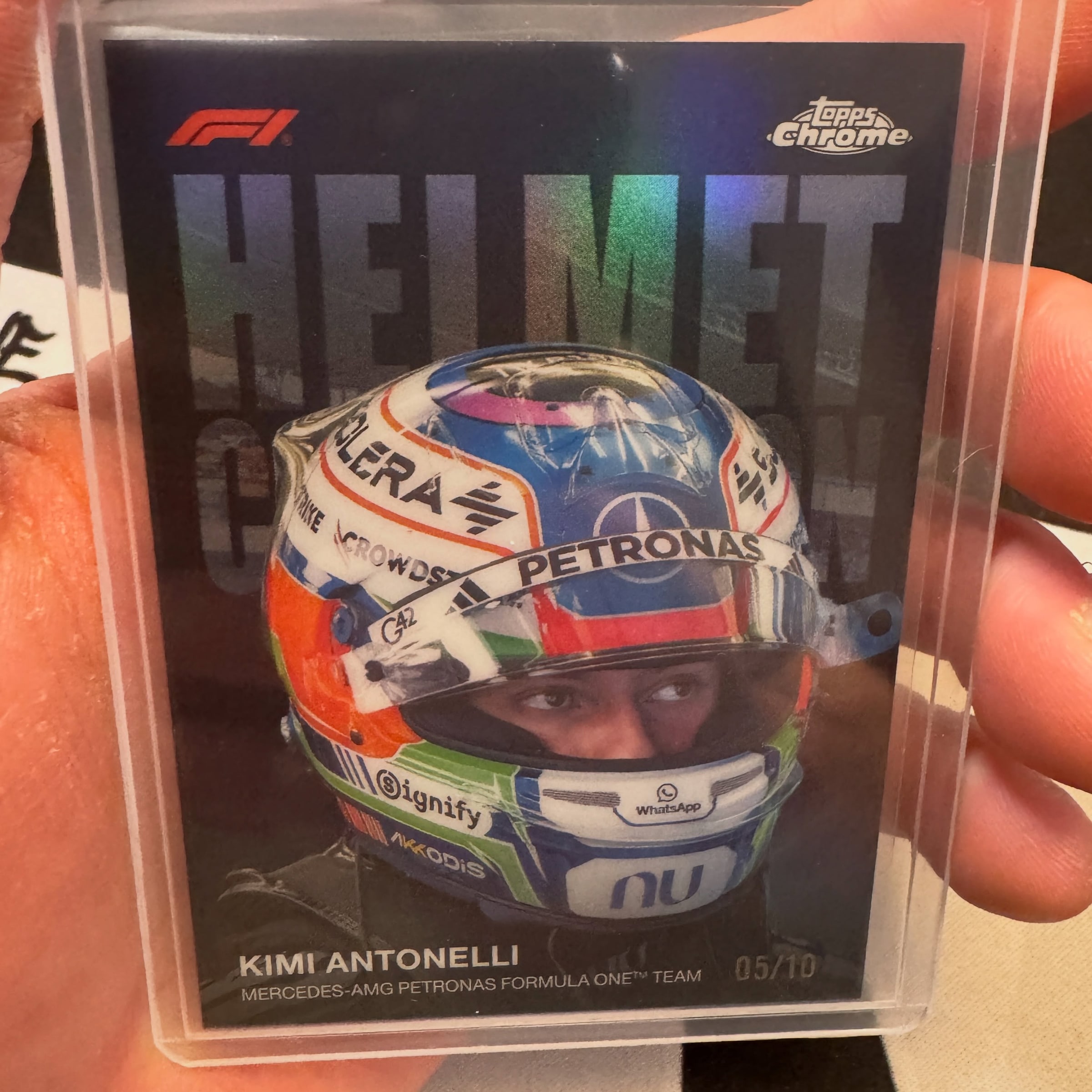 Kimi Antonelli Black Refractor serial 5 of 10