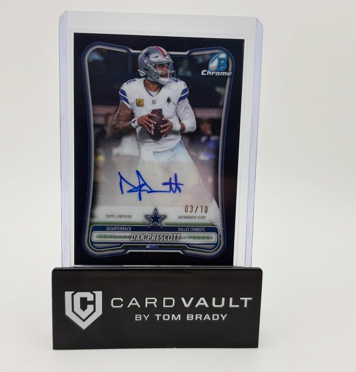 Dak Prescott Black Refractor serial 3 of 10