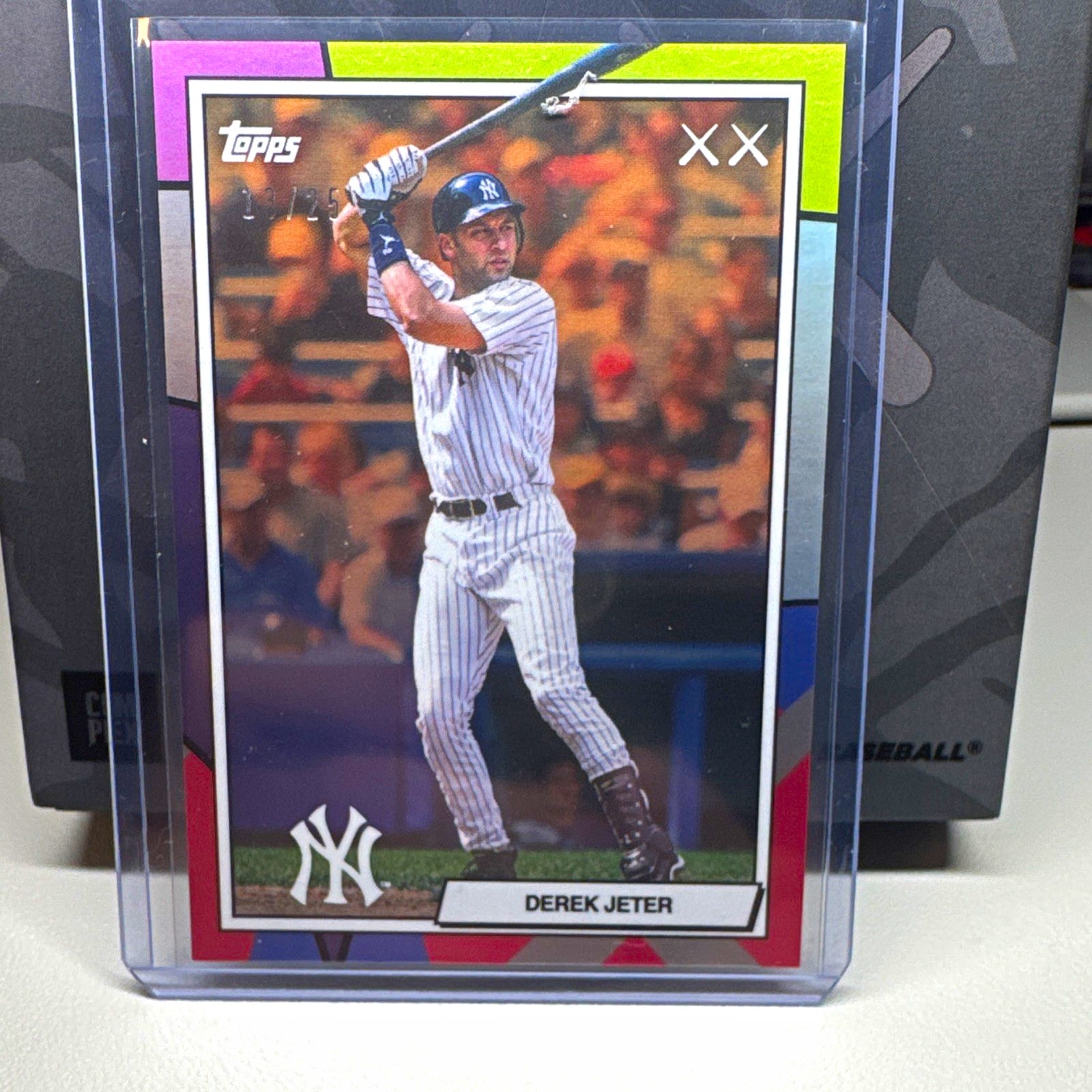 Derek Jeter Orange serial 13 of 25