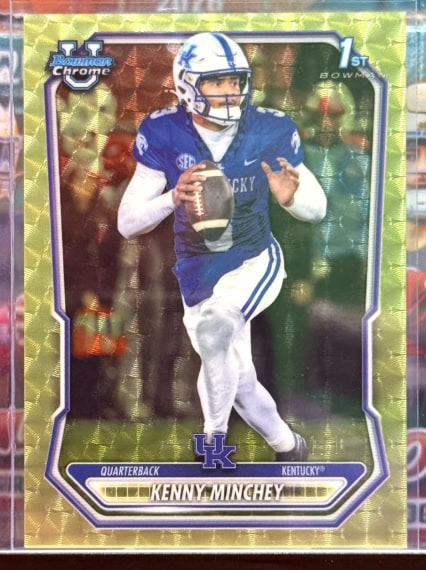 Kenny Minchey SuperFractor serial 1 of 1
