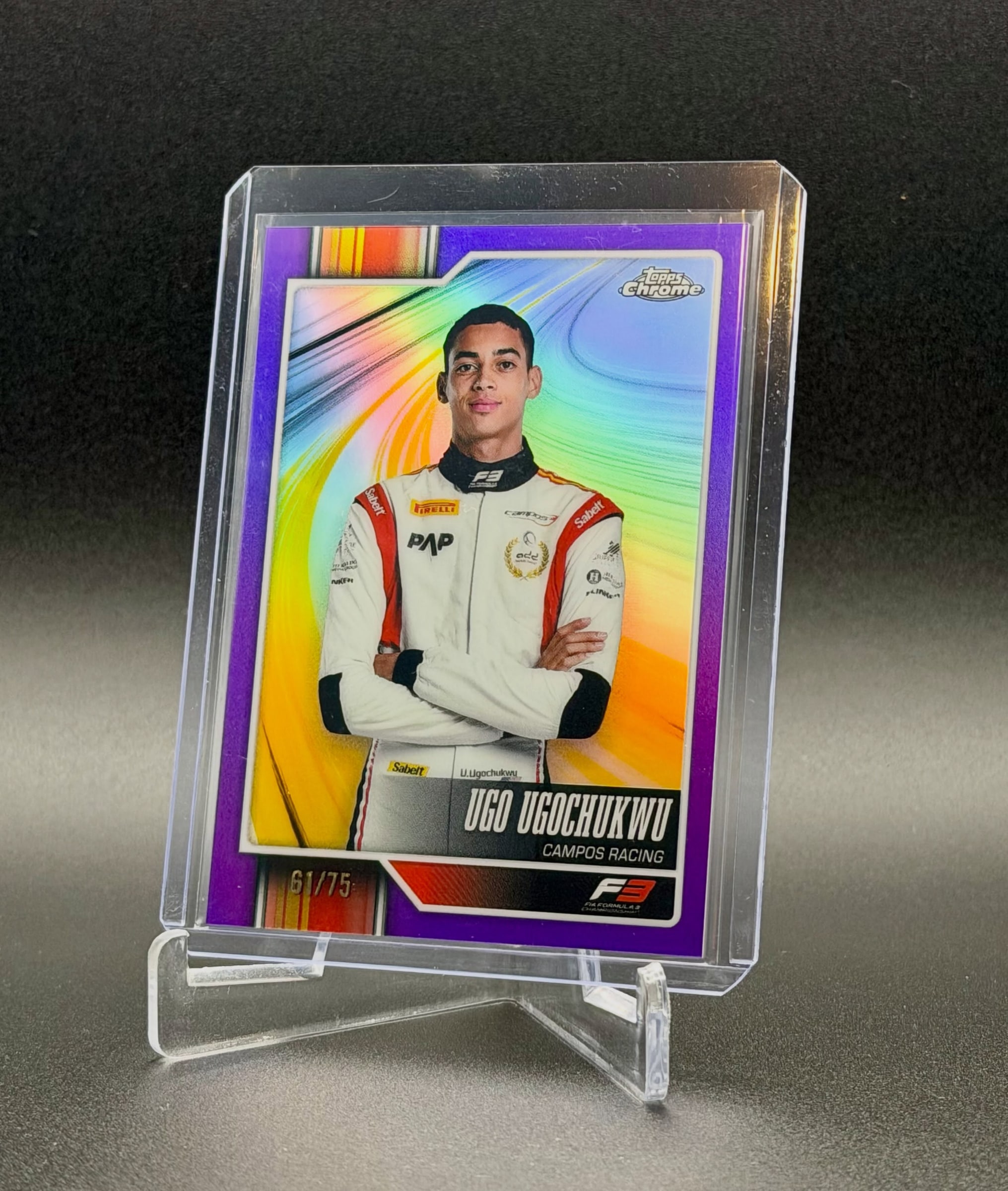 Ugo Ugochukwu Purple Refractor serial 61 of 75