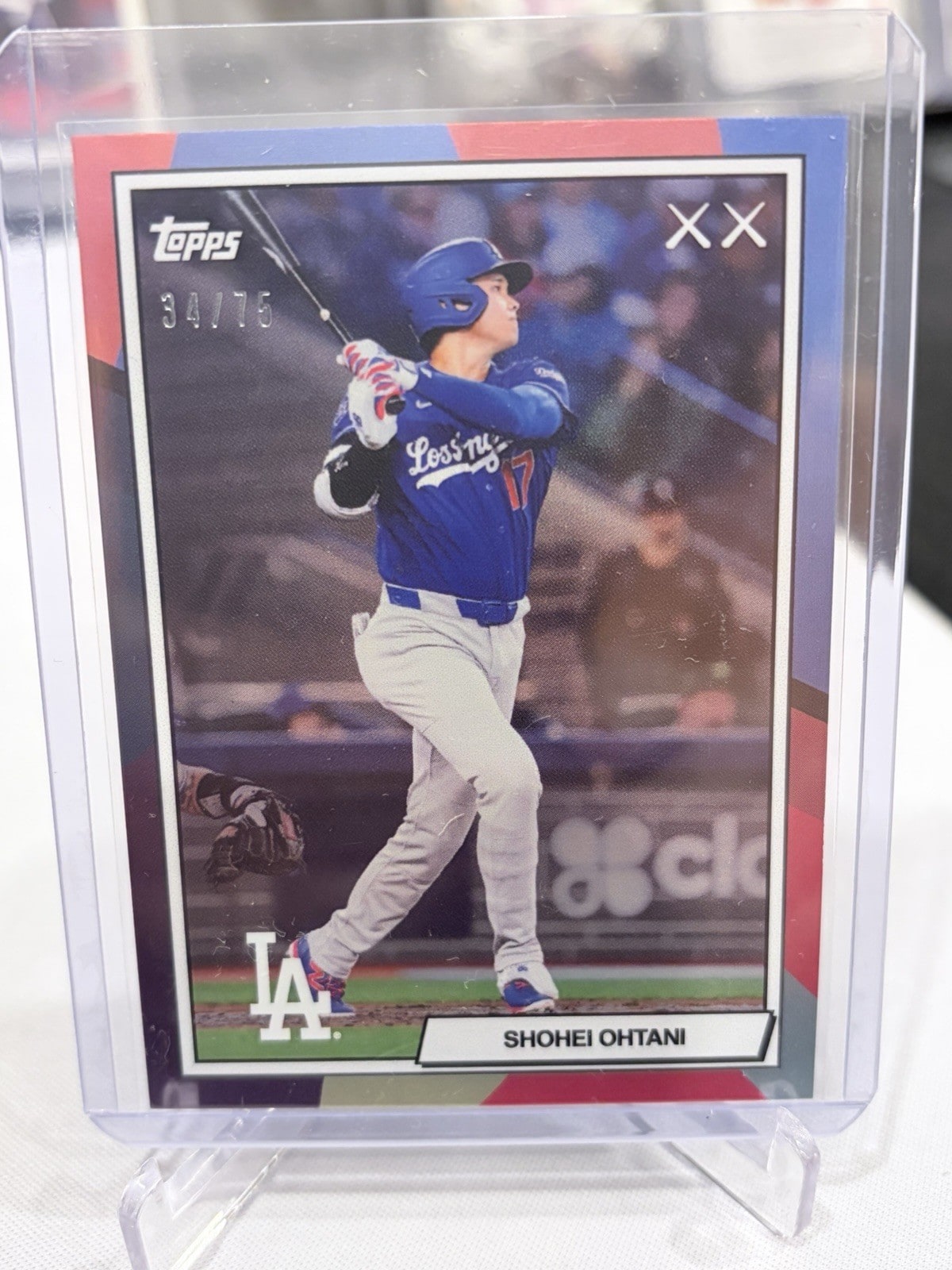 Shohei Ohtani Purple serial 34 of 75