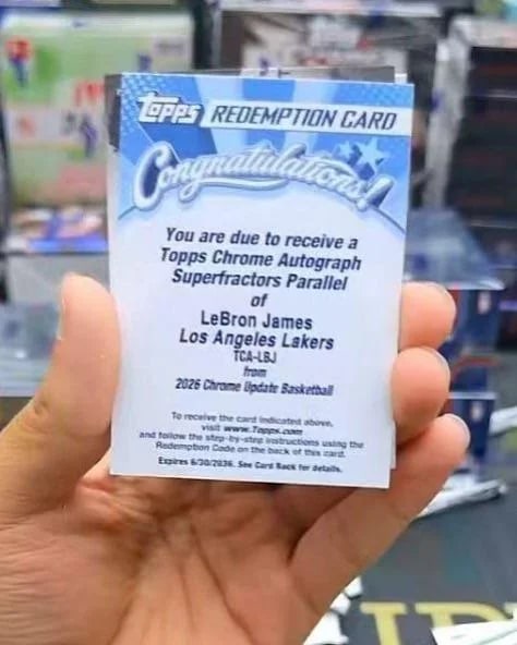LeBron James SuperFractor serial 1 of 1