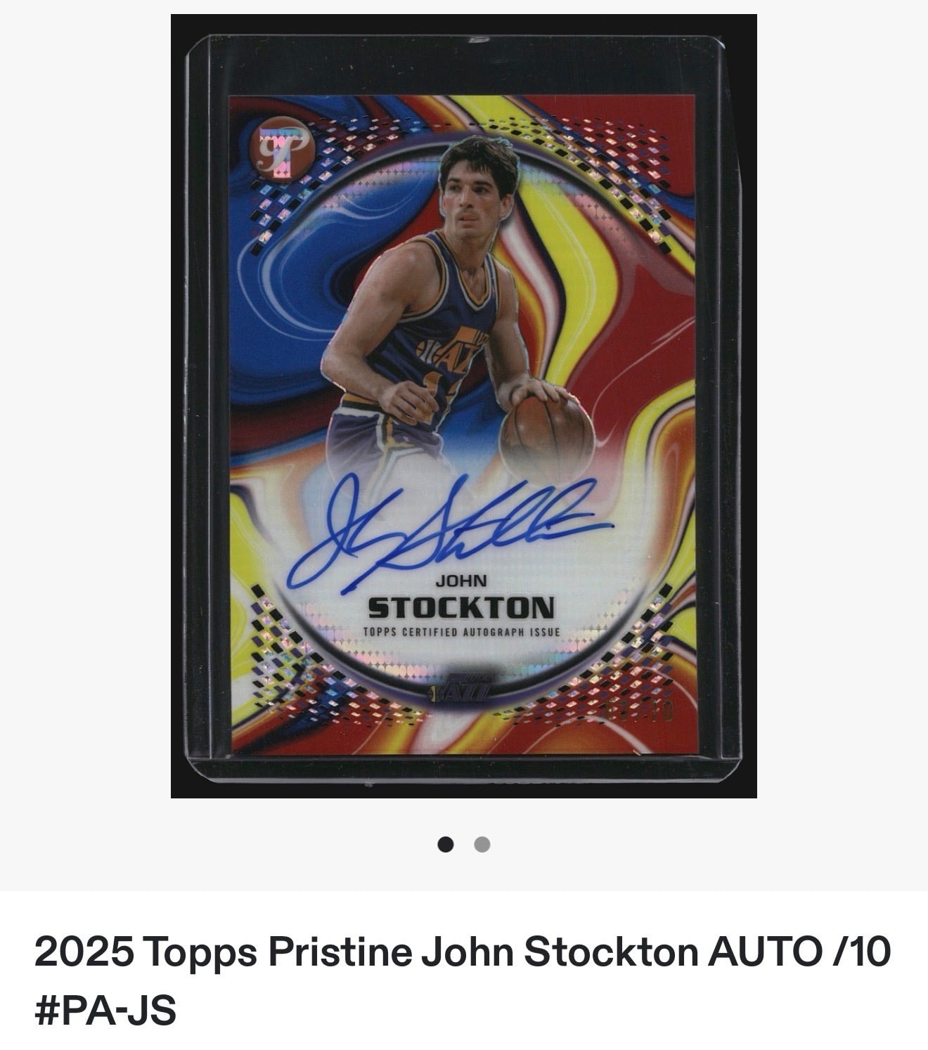 John Stockton Pristine Primaries serial 3 of 10
