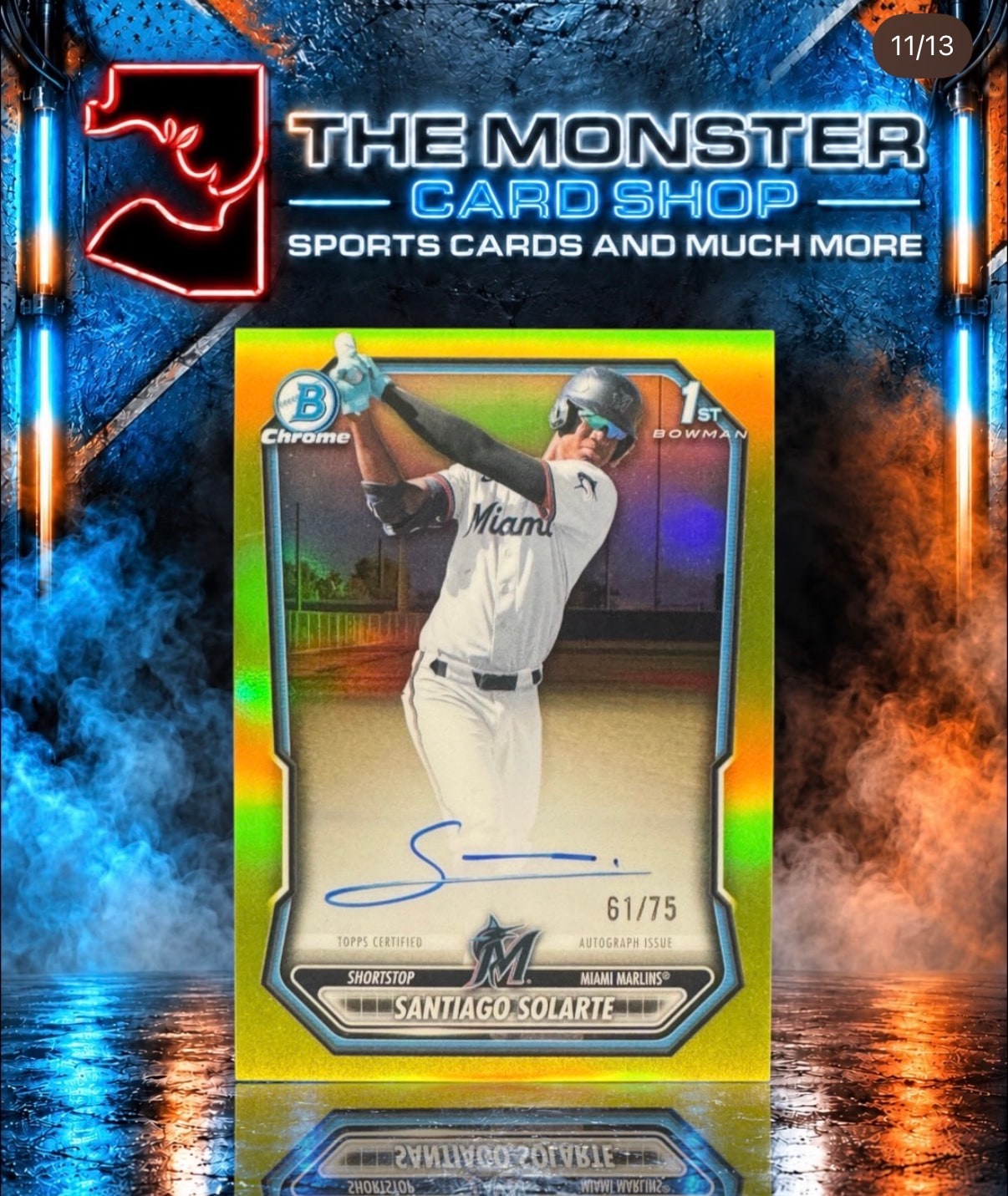 Santiago Solarte Yellow serial 61 of 75