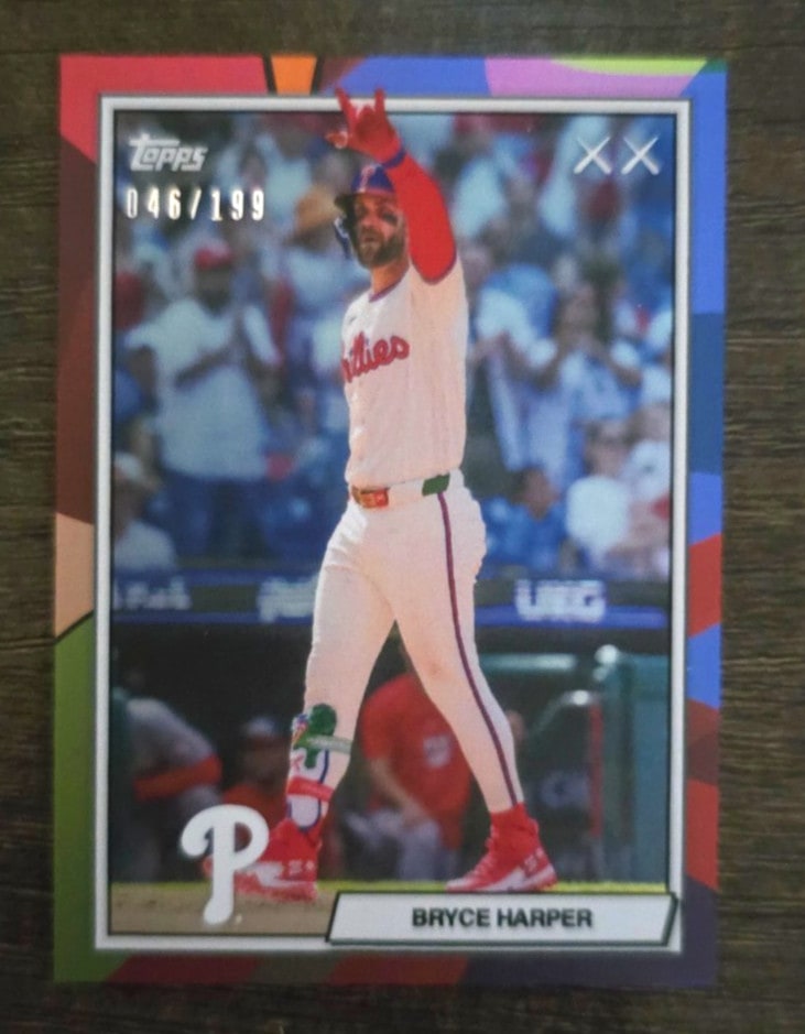 Bryce Harper Aqua serial 46 of 199