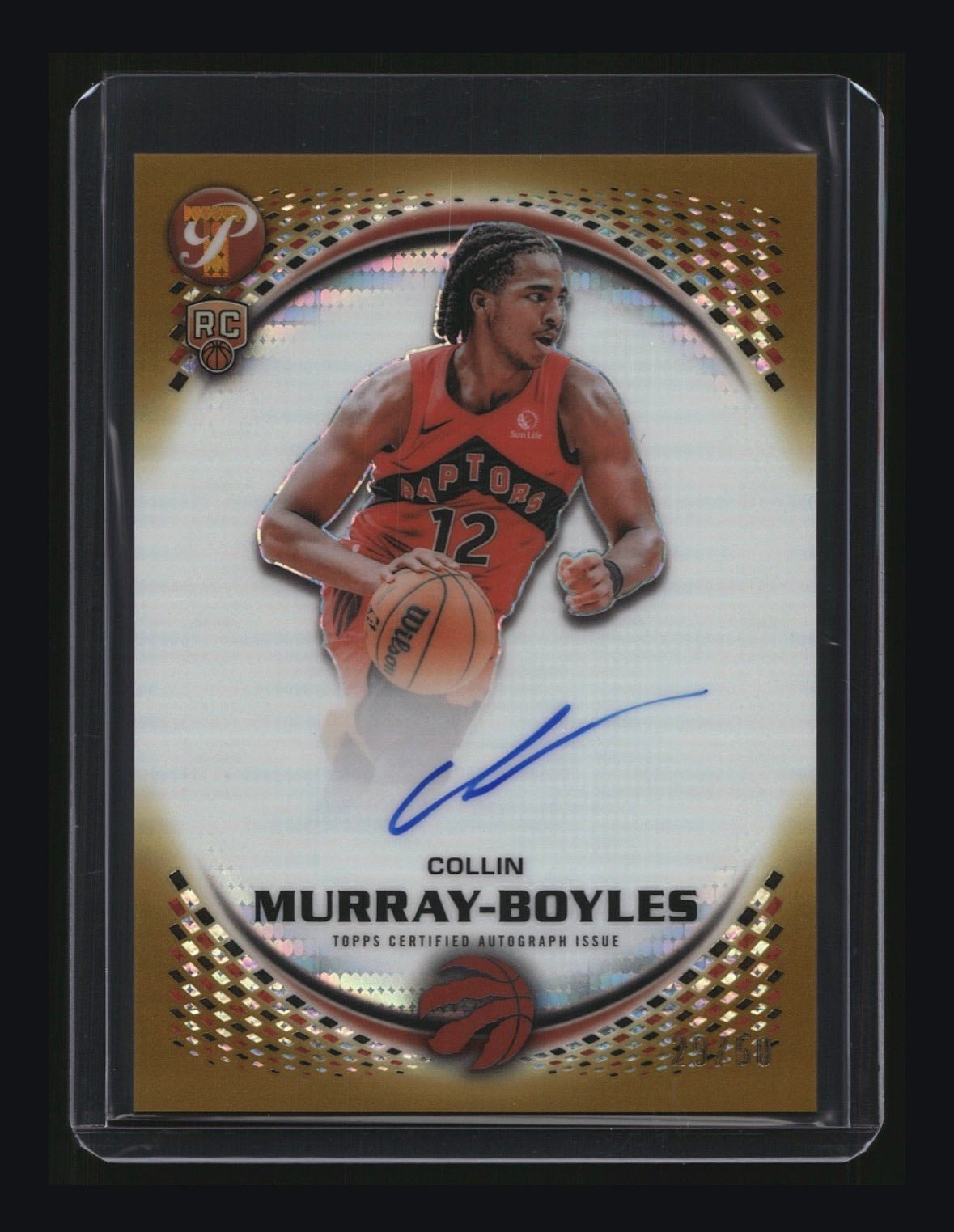 Collin Murray-Boyles Pristine Gold serial 29 of 50