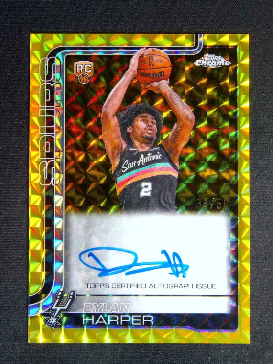 Dylan Harper Gold Geometric serial 34 of 50