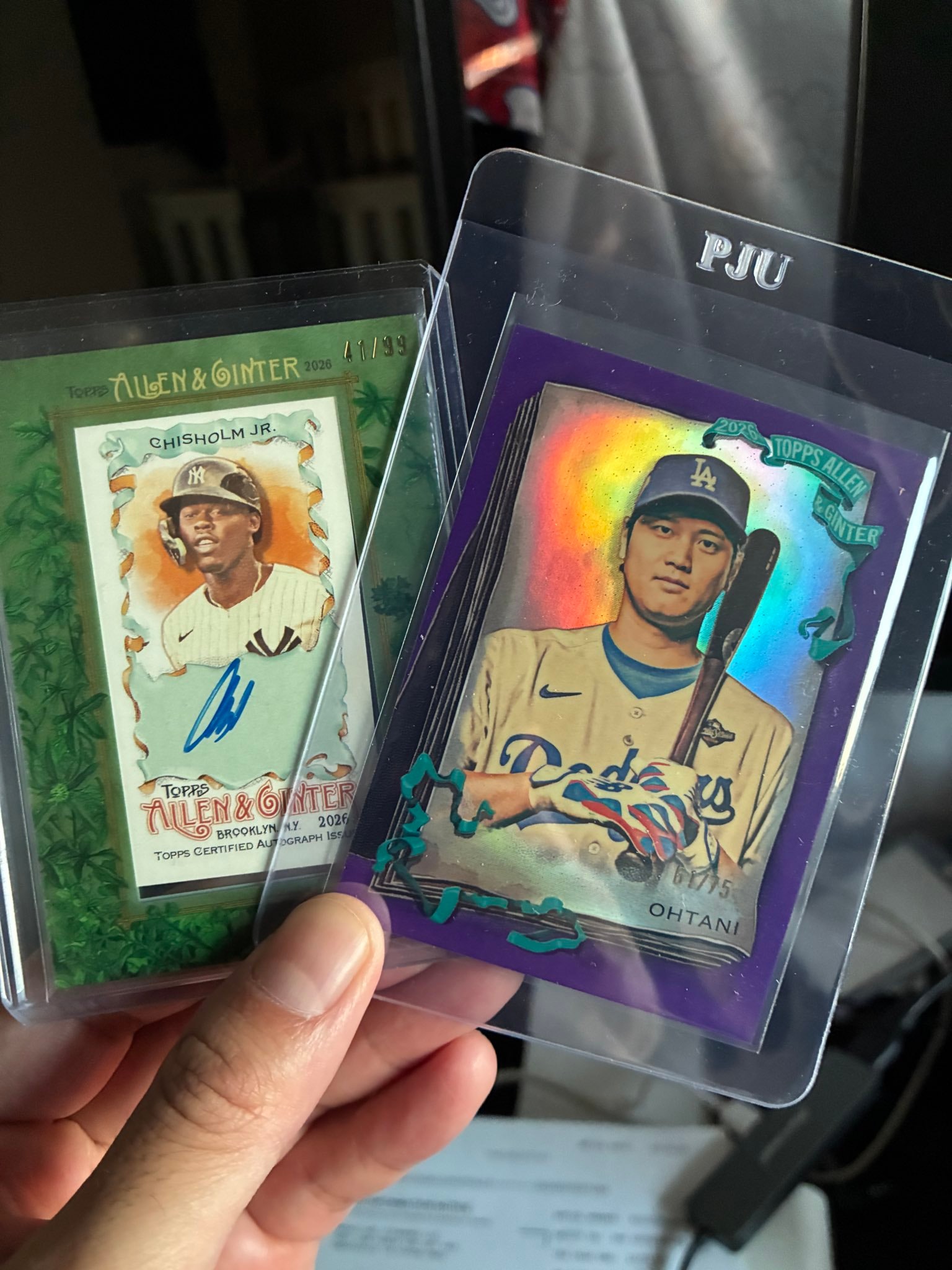 Jazz Chisholm Jr. Green Frame serial 41 of 99