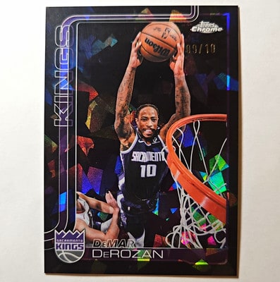 DeMar DeRozan Black Sapphire serial 9 of 10