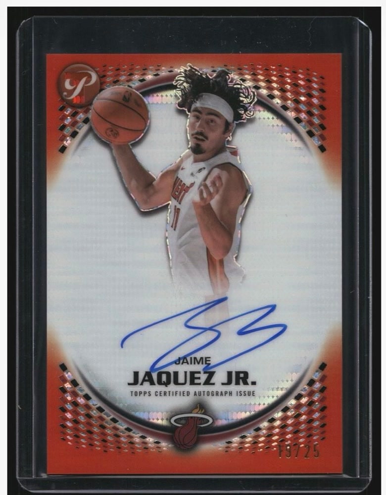 Jaime Jaquez Jr. Pristine Orange serial 19 of 25