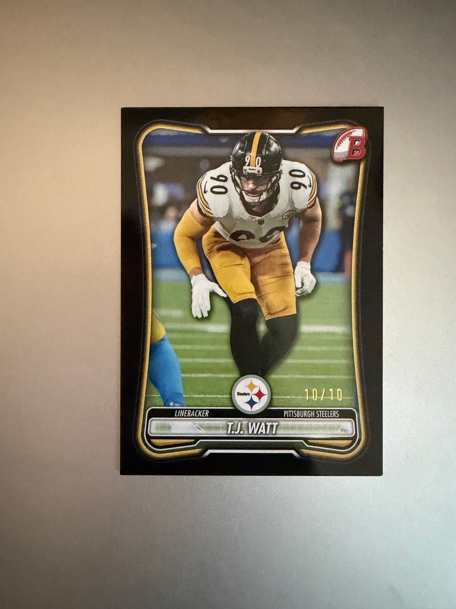 T.J. Watt Black serial 10 of 10