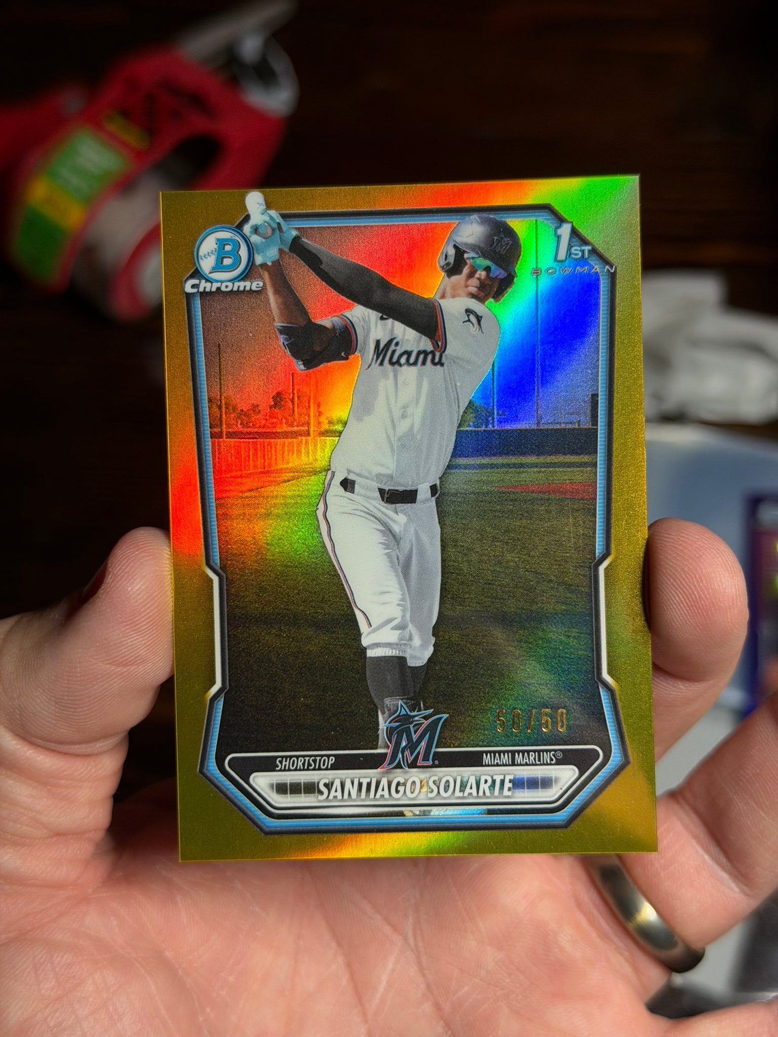 Santiago Solarte Gold serial 50 of 50