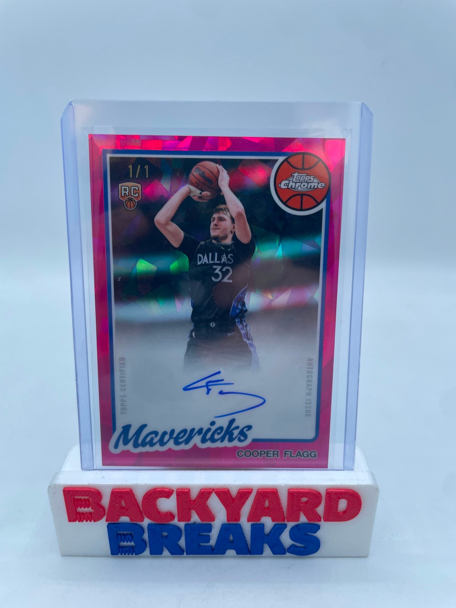 Cooper Flagg Padparadscha Sapphire serial 1 of 1